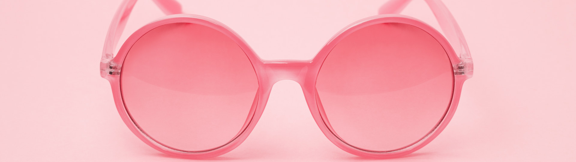 Eine Rosarote Brille - verliebt sein, alles durch die rosarote Brille sehen