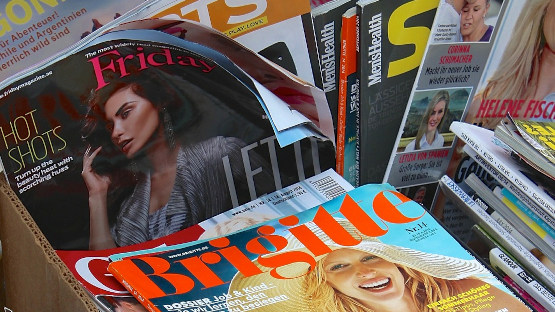 Mehrere Frauenzeitschrtiften - Einfluss der Medien auf die Entstehung von Essstörungen